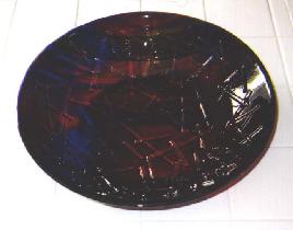 Slumped Glass Bowl on Counter
